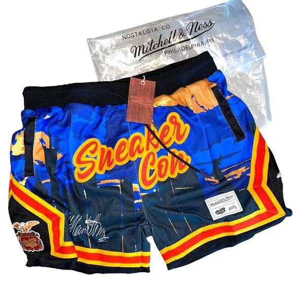 Mitchell & Ness RARE Sneakercon Sport Shorts Medium NEW - Picture 1 of 10